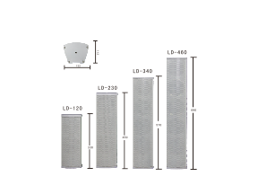 LD系列 中型全天候鋁合金音柱